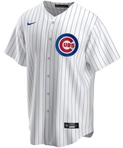 Alternative view of Chicago Cubs Nike Youth Home Replica Custom Jersey - White