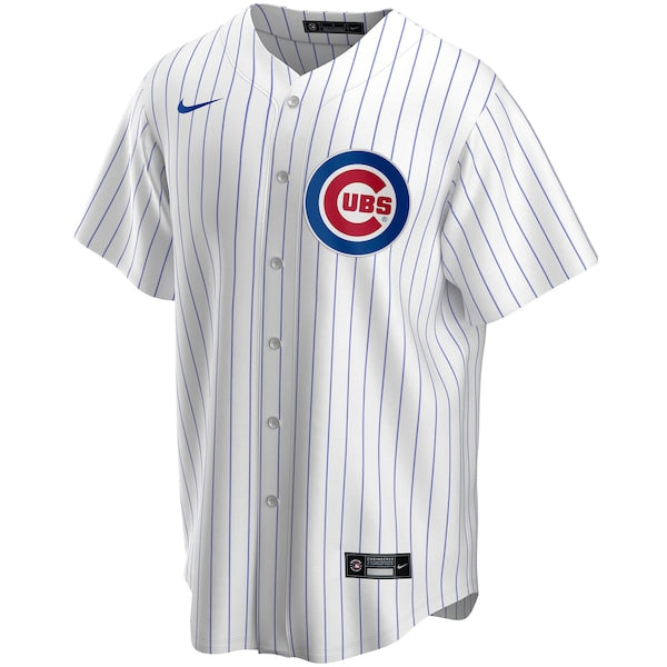 Chicago Cubs Nike Home Replica Custom Jersey - White - Image 2