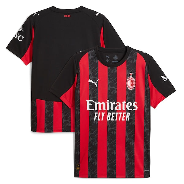 AC Milan Puma 2025/26 Home Replica Jersey - Red/White - Image 4