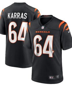 Ted Karras Cincinnati Bengals Nike Game Player Jersey - Black