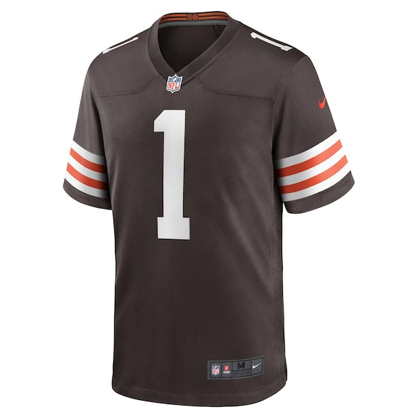 Juan Thornhill Cleveland Browns Nike Game Player Jersey - Brown - Image 2