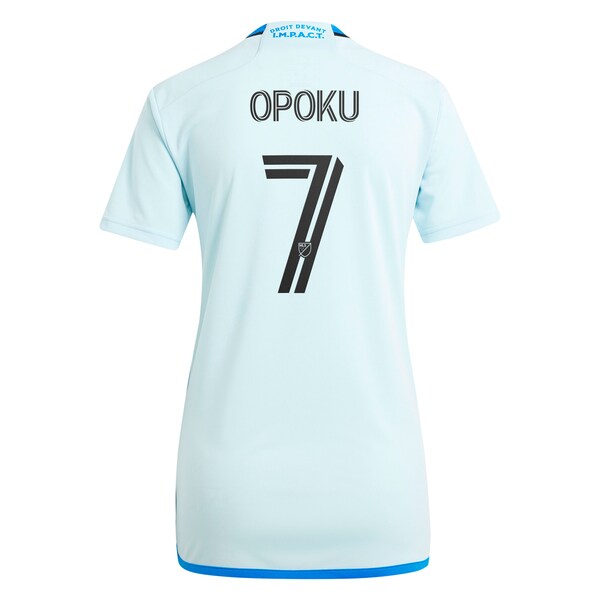 Kwadwo Opoku CF Montreal adidas Women's 2024 La Main Replica Player Jersey?ยจC Light Blue - Image 3