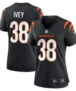 DJ Ivey Cincinnati Bengals Nike Women's Team Game Jersey -  Black