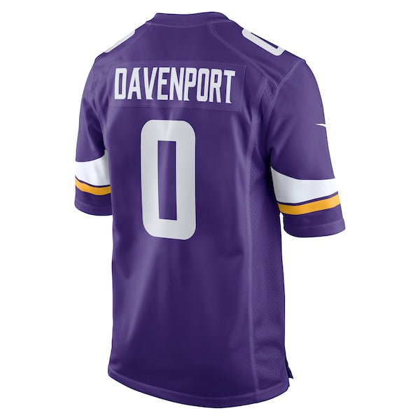 Marcus Davenport Minnesota Vikings Nike Team Game Jersey - Purple - Image 3