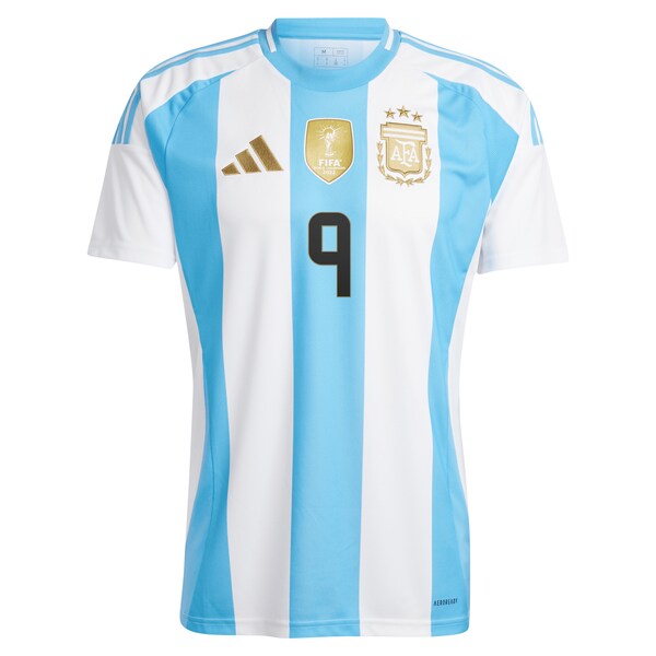 Juli¨¢n ¨¢lvarez Argentina National Team adidas 2024 Home Replica Jersey - White - Image 2