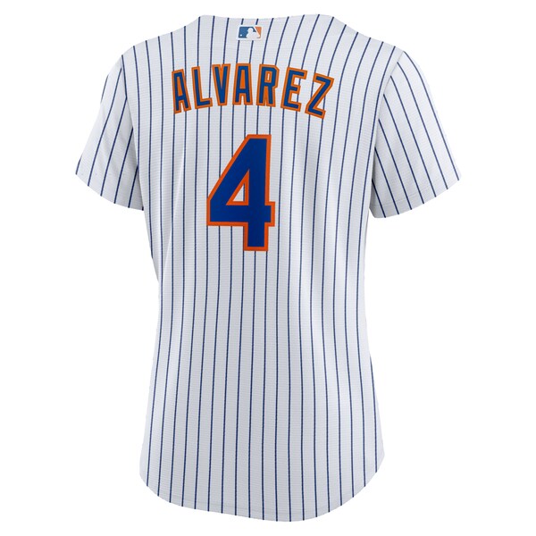 Francisco Alvarez New York Mets Nike Women's Home Replica Jersey - White - Image 3
