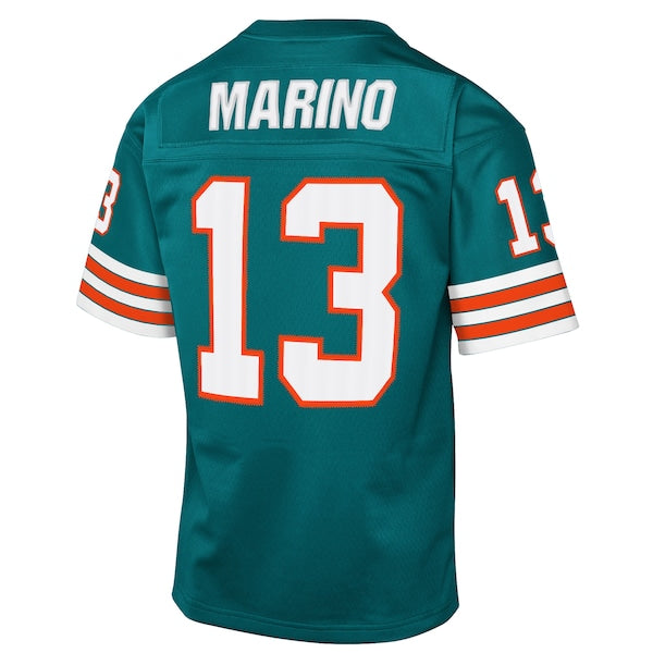 Dan Marino Miami Dolphins Youth 1984 Throwback Fashion Jersey - Aqua - Image 3