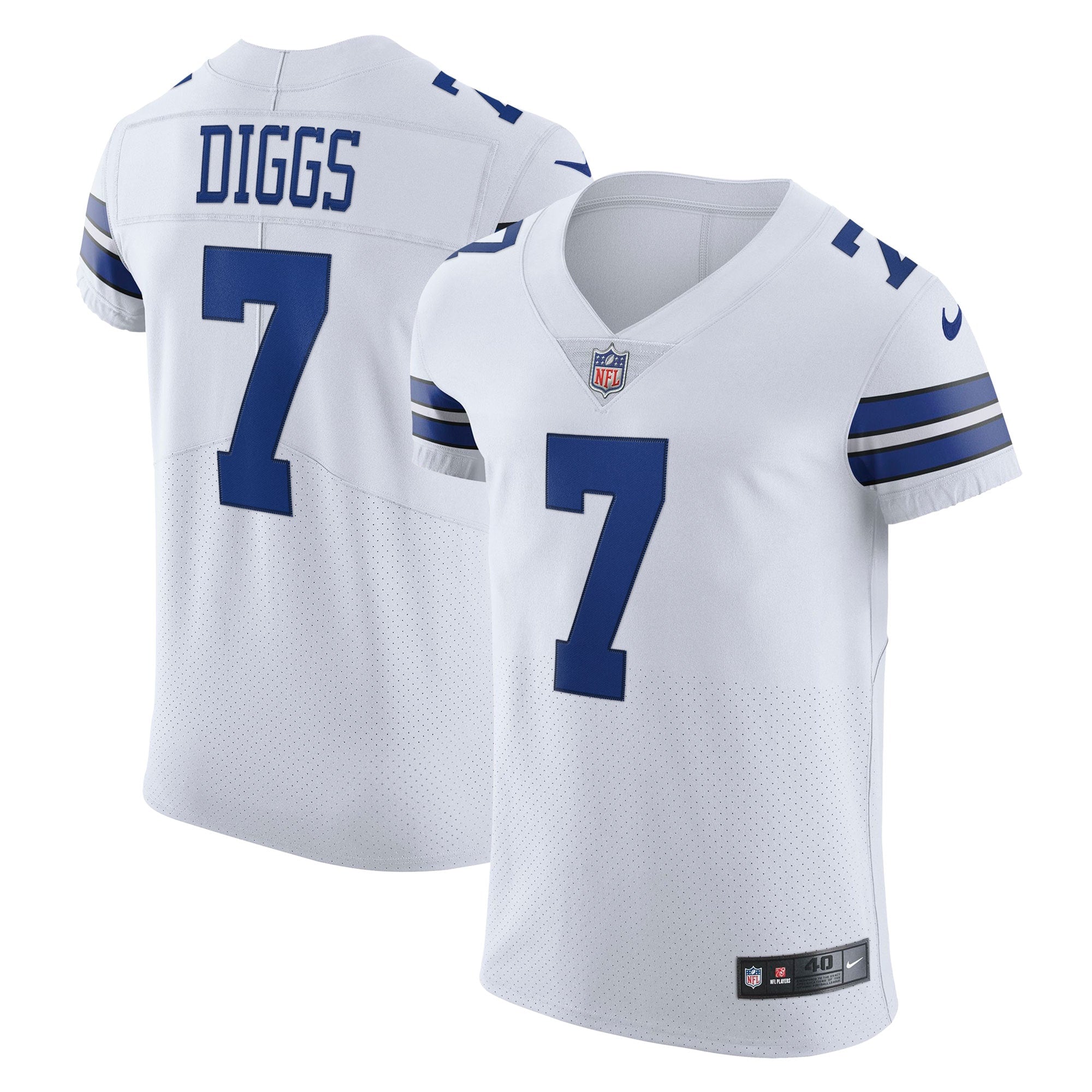 Trevon Diggs Dallas Cowboys Nike Alternate Vapor Elite Jersey - Navy/White - Image 6