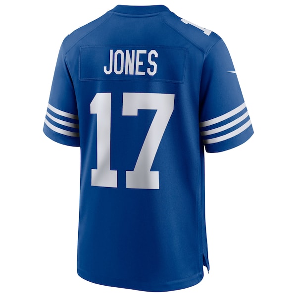 Daniel Jones Indianapolis Colts Nike Alternate Game Jersey - Royal/Heather Royal - Image 4