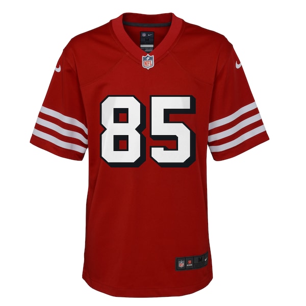 George Kittle San Francisco 49ers Nike Youth Game Jersey - Scarlet - Image 2