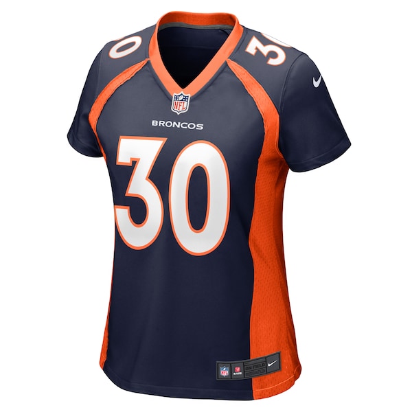 Terrell Davis Denver Broncos Nike Women's Retired Player Jersey - Navy/Orange - Image 3