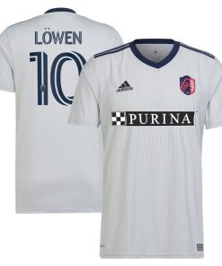Eduard L?wen St. Louis City SC adidas 2024 The Spirit Kit Replica Jersey - Gray