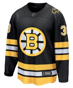 Alternative view of Patrick Brown Boston Bruins  Home Breakaway Player Jersey - Black