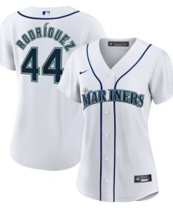 Julio Rodriguez Seattle Mariners Nike Women's Home Replica Player Jersey - White