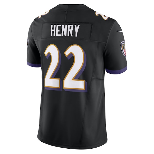 Derrick Henry Baltimore Ravens Nike Vapor F.U.S.E. Limited Jersey - Black/Purple - Image 4