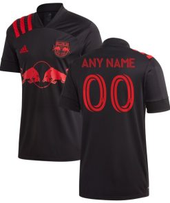 New York Red Bulls adidas 2020 Dark Mode Custom Replica Jersey - Black