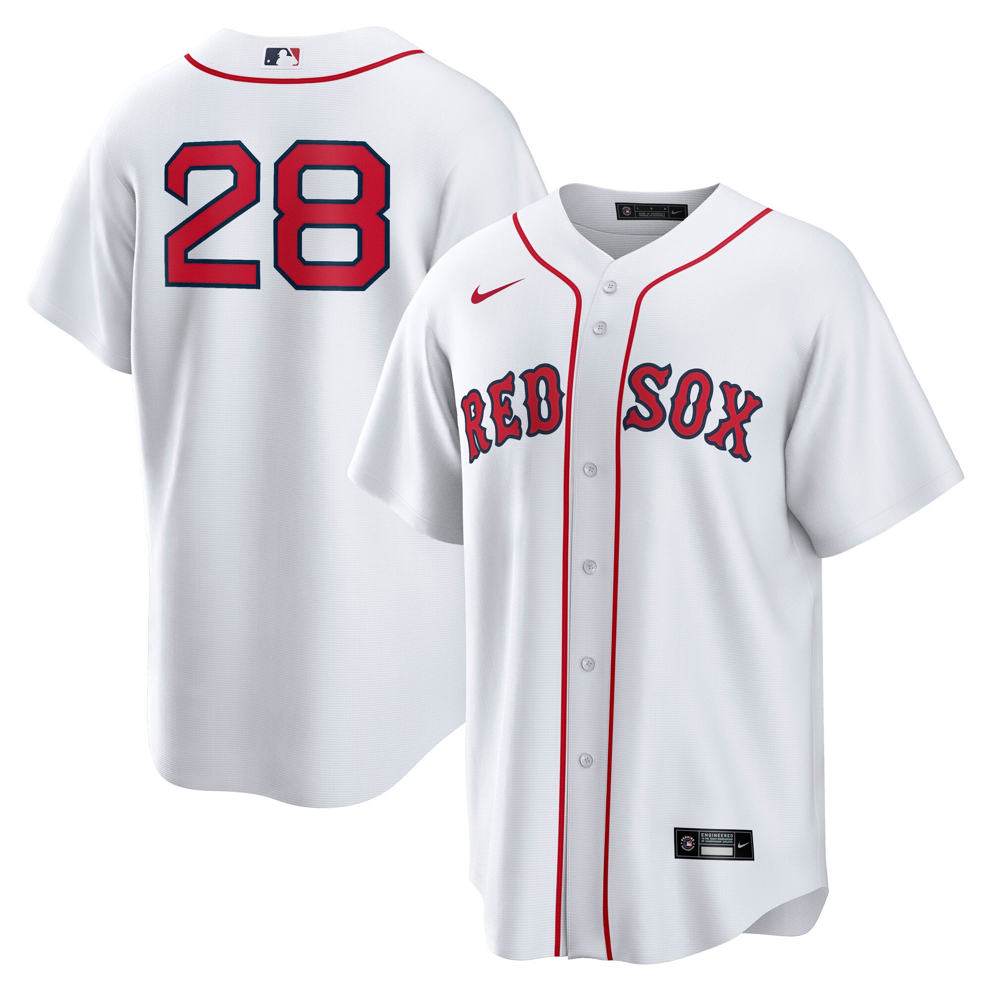 Kristian Campbell Boston Red Sox Nike Alternate Replica Jersey - Red/White - Image 8