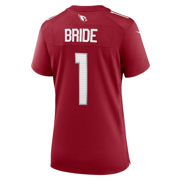 Number 1 Bride Arizona Cardinals Nike Women's Game Jersey - Cardinal - Image 3