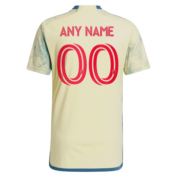 New York Red Bulls adidas 2024 Daniel Patrick Kit Replica Custom Jersey - Yellow - Image 3