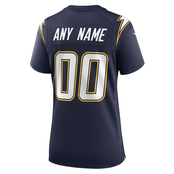 Los Angeles Chargers Nike Women's Alternate Super Chargers Game Custom Jersey - Navy - Image 3