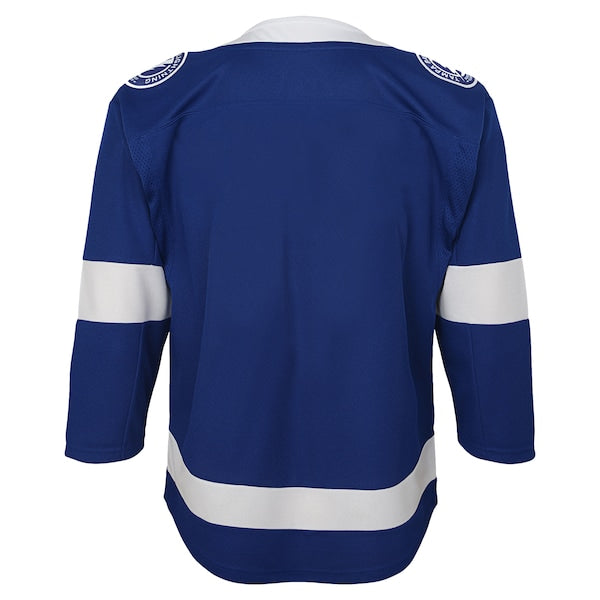 Tampa Bay Lightning Youth Home Blank Premier Jersey - Blue - Image 3