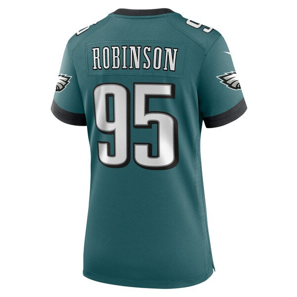 Ty Robinson Philadelphia Eagles Nike Women's Team Game Jersey - Midnight Green - Image 3