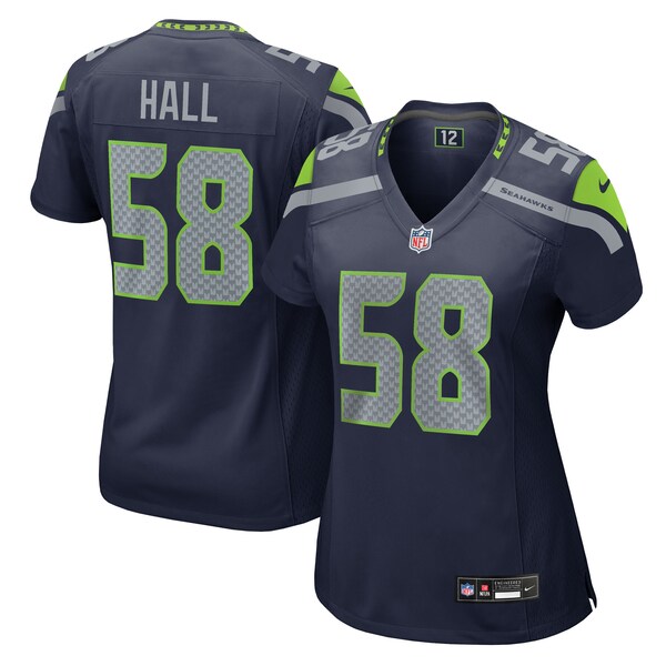 Derick Hall Seattle Seahawks Nike Women's Team Game Jersey - College Navy/Navy - Image 2