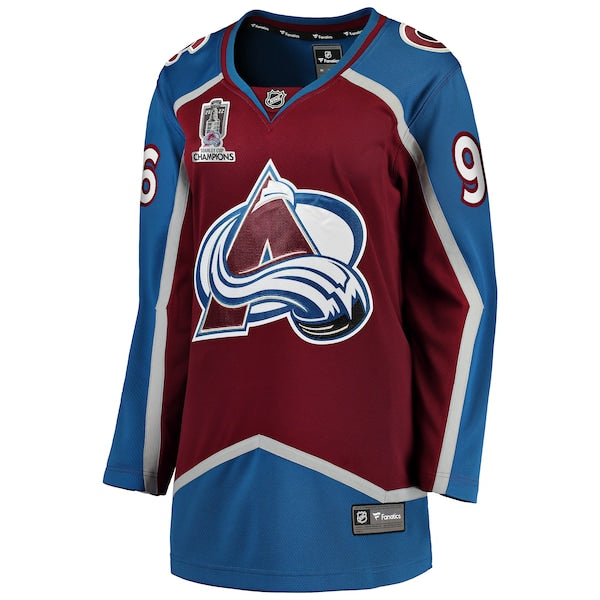 Mikko Rantanen Colorado Avalanche Women's Home 2022 Stanley Cup Champions Breakaway Player Jersey - Burgundy - Image 2