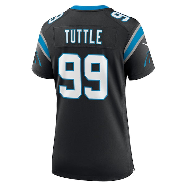 Shy Tuttle Carolina Panthers Nike Women's Game Player Jersey - Black - Image 4