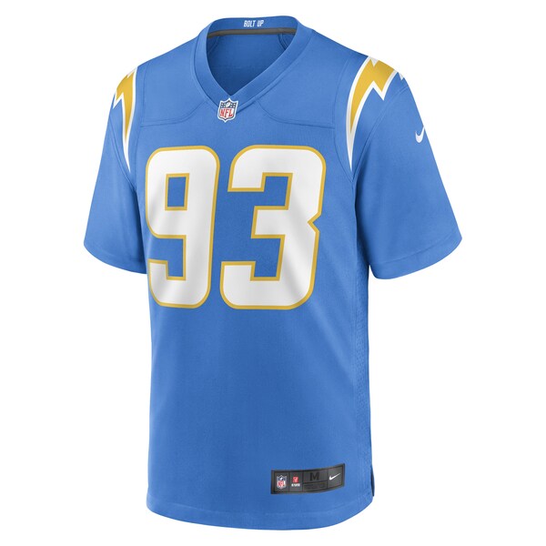 Otito Ogbonnia Los Angeles Chargers Nike Game Player Jersey - Powder Blue - Image 2