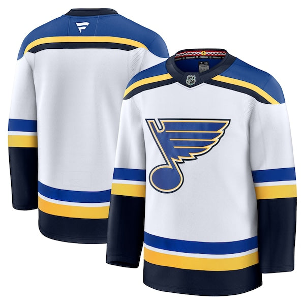 St. Louis Blues Away Premium Jersey - White/Blue