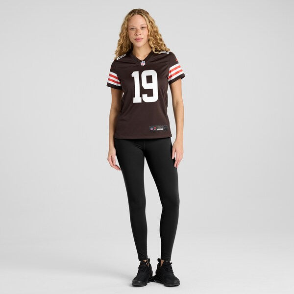 Cedric Tillman Cleveland Browns Nike Women's Game Jersey - Brown - Image 4