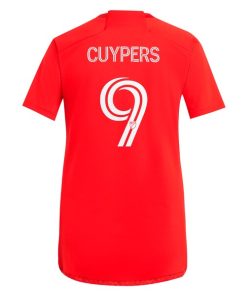 Alternative view of Hugo Cuypers Chicago Fire adidas Women's 2024 Return To Red Replica Player Jersey - Red