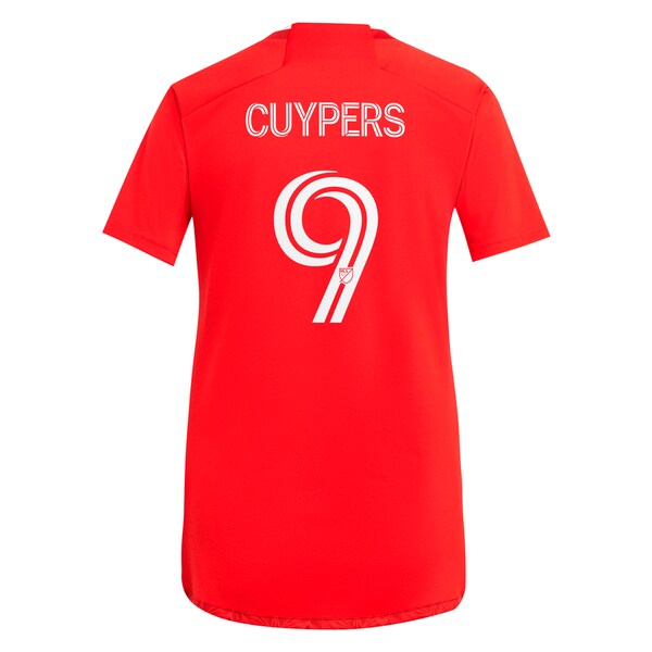 Hugo Cuypers Chicago Fire adidas Women's 2024 Return To Red Replica Player Jersey - Red - Image 2