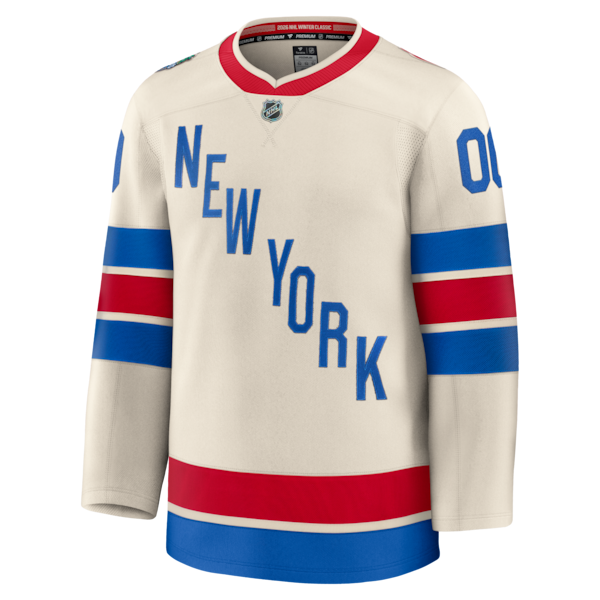 New York Rangers 2026 NHL Winter Classic Premium Custom Jersey - Beige - Image 2