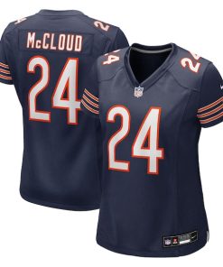 Alternative view of Nick McCloud Chicago Bears Nike Women's Team Game Jersey -  Navy