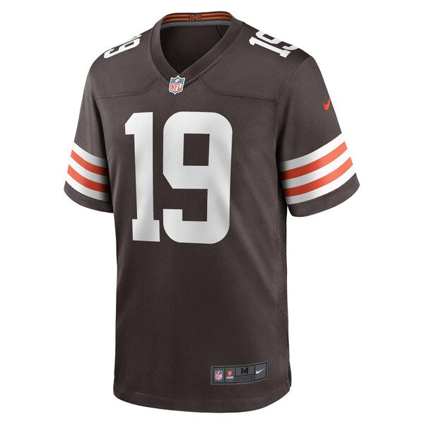 Cedric Tillman Cleveland Browns Nike 2023 NFL Draft Pick Game Jersey - Brown - Image 2