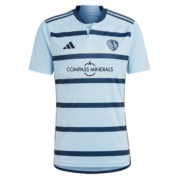 Johnny Russell Sporting Kansas City adidas 2024 Hoops 4.0 Replica Player Jersey - Light Blue - Image 2