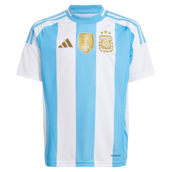 Argentina National Team adidas Youth 2024 Home Replica Jersey - White - Image 2