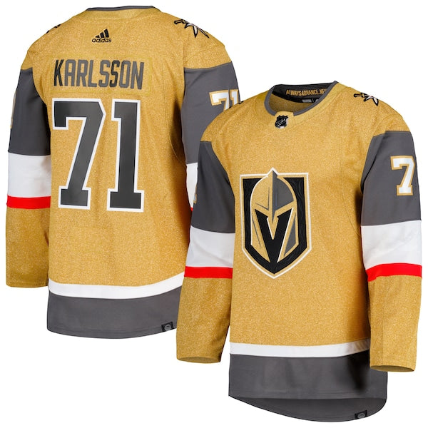 William Karlsson Vegas Golden Knights adidas Primegreen Authentic Player Jersey - Gold