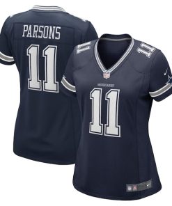 Alternative view of Micah Parsons Dallas Cowboys Nike Women's Game Jersey - Navy/White