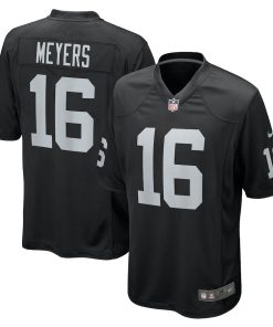 Jakobi Meyers Las Vegas Raiders Nike Game Player Jersey - Black
