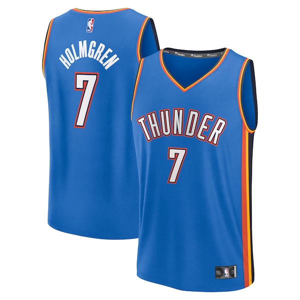 Chet Holmgren Oklahoma City Thunder Fast Break Replica Player Jersey - Icon Edition - Blue