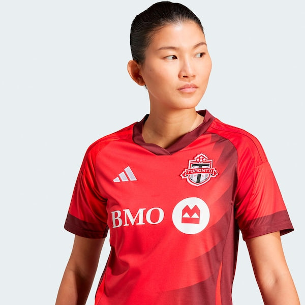 Toronto FC adidas Women's 2025 Club Kit Replica Jersey - Red - Image 7