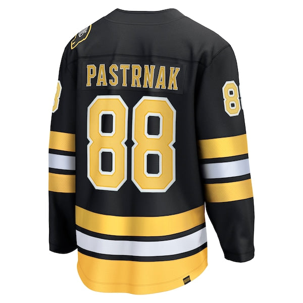 David Pastrnak Boston Bruins Home Breakaway Player Jersey - Black - Image 3