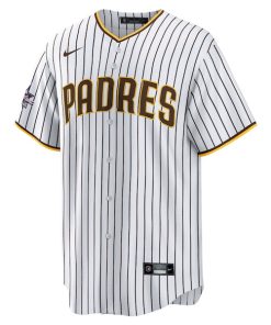 Alternative view of Manny Machado San Diego Padres Nike Youth 2025 MLB All-Star Game Home Replica Player Jersey - White
