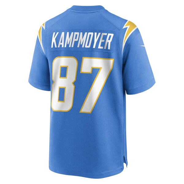Hunter Kampmoyer Los Angeles Chargers Nike Game Player Jersey - Powder Blue - Image 3