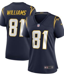 Alternative view of Mike Williams Los Angeles Chargers Nike Women's Alternate Team Game Jersey - Navy/Blue/Royal