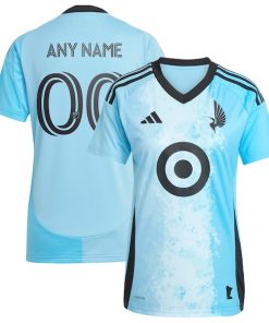Minnesota United FC adidas Women's 2025 CONVERGENCE Replica Custom Jersey - Blue