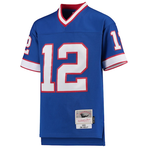 Jim Kelly Buffalo Bills Youth 1990 Legacy Retired Player Jersey - Royal - Image 2